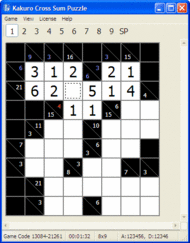 Kakuro Cross Sums Puzzle screenshot